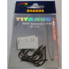 Anzois Barros Titanus Maruseigo R 1F-BN nº1/0 10 Pcs